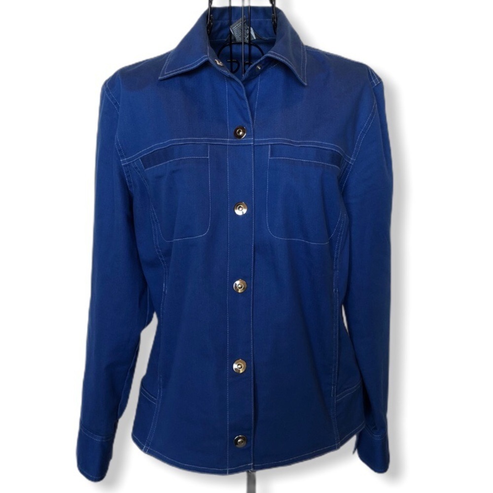 Koret Brand Lightweight Jacket Blue Size Small
